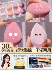 Ultra Soft Makeup Sponge Beauty Blender Non-Powder Eating Dual Wet And Dry Use Storage Box Cosmetic Puff Beauty Tool