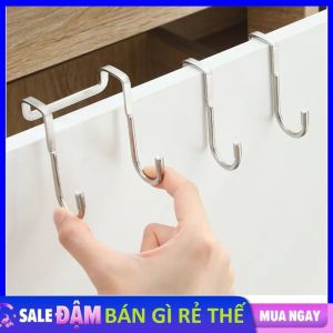 Bộ 10 Móc treo Inox đa năng hình chữ S Loại Có Đầu Tròn Treo Đồ Siêu Chắc - Treo Hàng Hóa - Inox Loại 1