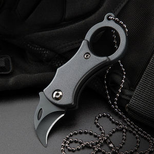 EDC Folding Pocket Knife Stainless Steel Camping Mini Portable Keychain Knife Outdoor Survival Tools Multi Tool Knife with Chain