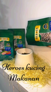 Heroes Premium Cat Dry Food Adult Indoor ( Chicken & Tuna ) / Hair & Skin ( Ocean Fish ) - 7kg Original Pack