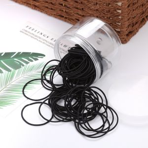 Adult Black Hair Ties Bandeaux Simple Thick Hair Bands Womens Hair Accessories Banan Clip Fashionable Hair Bands for Grown-ups