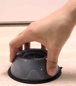 Paket 4 pcs Kaki Mesin Cuci Anti Getar Slip Karet Tatakan Pelindung Meja Alas Kaki Mesin Cuci Kulkas Anti Bentur Peredam Suara/Universal Washing Machine Non Slip Rubber Foot Pad LS