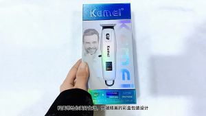 Tông đơ cắt tóc KM-PG232 – Màn hình kỹ thuật số LCD Sạc USB Pin Lithium 1200mAh