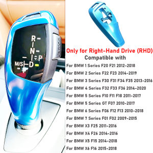 RHD Car Gear Knob Shift Lever Cover Replacement for BMW 1 2 3 5 7 Series F10 F20 F21 F22 F11 F01 X1 X3 X4 M5 F30 F25 F Chassis