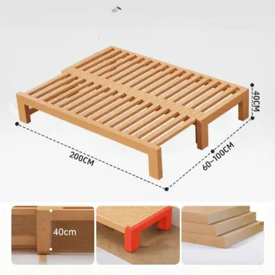 LANCATPEPP | Giường Sofa Gấp Rộng Từ Gỗ Thật