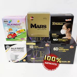 10pcs MARS Duckbill Mask Headloop / Earloop 4-Layers Duckbill Mars Mask Hijap Mask Duckbil Monogram Mars 10 Colors Headloop Duckbill Face Covering Mask Pelitup Muka Hijap
