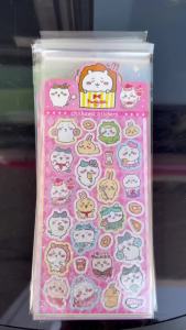 Bandai | Kawaii Chiikawa Cartoon Stickers Graffiti Decals for Laptop Desk Scrapbook Luggage Stationery Kids Gift