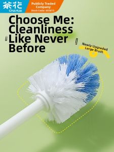 CHAHUA | Long Handle Toilet Brush with Replaceable Heads