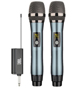 wireless microphone UHF adjustable frequency mini receiver stable receiving signal moving microphone suitable for home karaoke，entertainment KTV，stage singing，outdoor live broadcast，Metal Material high -quality professional microphone wind