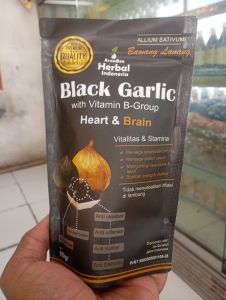 OBAT HIPERTENSI DARAH TINGGI HERBSL BLACK GARLIC FERMENTASI BAWANG PUTIH LANANG TUNGGAL OBAT KOLESTROL DARAH TINGGI STROKE DIABETES JANTUNG DAN ASAM URAT SUPLEMEN KESEHATAN ANDA