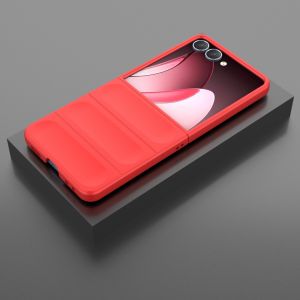 Bumper Anti-Slip Silicone Shockproof Protective Phone Cover For Samsung Galaxy Z Flip7 Z Flip6 Z Flip5 4 3 Z Flip 7 5G TPU Cover