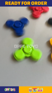 Fidget Spinner Plastik Warna Mainan Anak Dewasa Hand Spinner Anti Stres Relaksasi Putar Murah