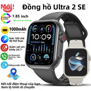 Đồng Hồ Thông Minh Ultra K62 Dành Cho Nam Nữ Màn Hình AMOLED 1000mAh Hiển Thị HD Gọi Bluetooth GPS Chống Nước Theo Dõi Sức Khỏe Tương Thích Với iOS Và Android