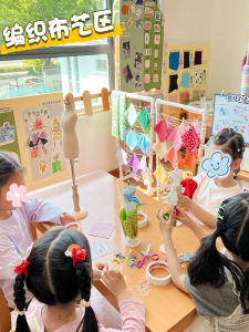 Đồ Chơi Búp Bê Thủ Công DIY Cho Bé Gái Đồ Chơi Biểu Diễn Vai Trò Khu Vực Thủ Công Mẫu Giáo Trung Quốc Đại Lục Đồ Chơi Giáo Dục Sớm