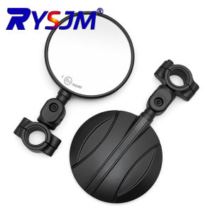 RYSJM | A Pair for Husavarna 701 SM/Enduro FC350/450 FE250/350/501/450 TC125/250 Motorcycle Circular Handle Rearview Wide Angle Mirror