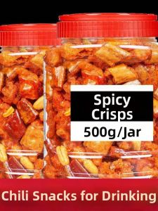 Spicy Crispy Fried Pepper Peanuts 5 lbs