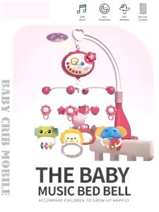 Ready Stock Baby Bed Bell Baby Crib Toys Rotating Baby music bed bell baby sleeping toys starry light baby rattle
