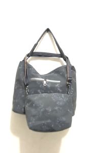 L.S TOTE BAG WANITA EMBOS ABU-ABU 2IN1 TAS SELEMPANG TANGAN WANITA KUALITAS PREMIUM TAS KERJA WANITA