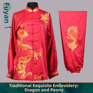 Embroidered Martial Arts Performance Costume