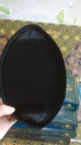 SONGKOK POLOS AC - Songkok Hitam Polos AC- Peci Hitam Polos AC