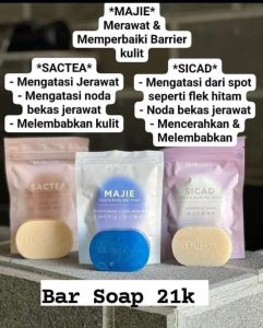 SKINSANE SABUN BATANG FLEK HITAM BOPENG BEKAS JERAWAT SKINBARIER RUSAK KULIT KERING KULIT BERMINYAK SOAP BAR SKINSANE SICAD MAJIE SACTEA