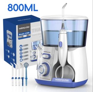 Máy Tăm Nước Điện Waterpulse V300 Máy Tăm Nước Áp Lực Cao Với 5 Vòi Phun Làm Sạch Răng Và Chăm Sóc Nướu Di Động Cho Niềng Răng
