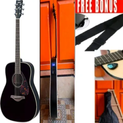 Gitar Yamaha F310 Akustik Elektrik Neck wutuh Tanpa Sambungan Tanam Besi full Asesoris