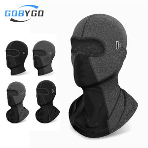 GOBYGO 1Pcs Men Women Summer Cycling Breathable UV Protection Face Mask Headwrap With Eye Holes Quick Dry Sports Neck Gaiter