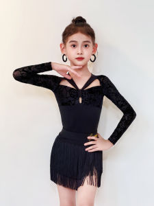 conny | Flounced Latin Dance Outfit for Girls