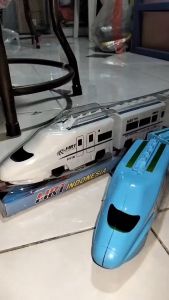 TANPA BATERAI | Mainan Kereta Api MRT Indonesia 4 Gerbong BTG 900 Fast Train Murah | Mainan Transportasi Kereta Cepat Jalan Manual Bahan Berkualitas Ukuran Besar | Mainan Edukasi Kereta Api Tanpa Raill