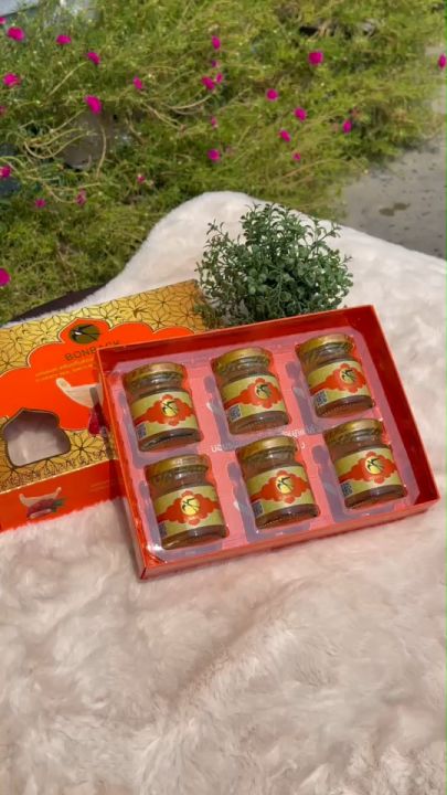 (อินทพลัม 42มล. 1 แพค) บอนแบค ชุดเครื่องดื่มรังนกสำเร็จรูป (สูตรผสมอินทพลัม)Bonback  รังนกบอนแบค รังนก ของขวัญ ปีใหม่