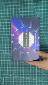 Nasedal W-101 Sprayer 1.3mm-1.8mm 400ml Fluid Cup Stainless Steel DIY Air Machine Hand Manual Spraying Painting Tool Gravitational Feed