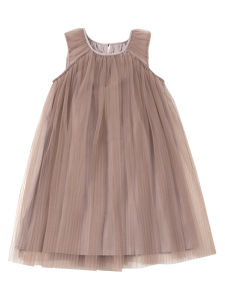 Princess Style Sleeveless Vest Dress for Girls Summer Mesh Skirt Haikisi Childrens Clothing Parent-Child Sweet Temperament