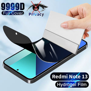 Full Cover Soft Hydrogel Film for Xiaomi 14 13T 13 Mi 11 Lite 5G NE 12T 11T 10T Redmi Note 12 Pro Plus 12S 4G 11S 10 10s 9 9s 8 7 12C 13C 9A 9T 9C A3 Poco F6 M6 X6 C65 M5 M5s F5 C40 X5 X4 X3 NFC GT F2 F3 M3 M4 Anti Spy Privacy Screen Protector
