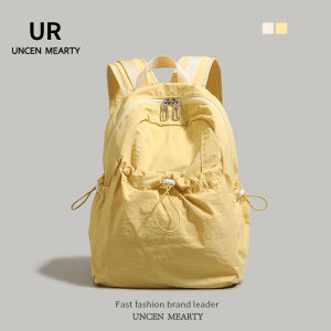 UR 2024 Túi Đeo Vai Học Sinh Dung Tích Lớn Túi Du Lịch Ngắn Ngày Túi Học Sinh Túi Du Lịch Thường Ngày Màu Trơn Túi Đeo Vai Đôi