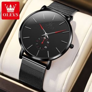OLEVS | Ultra-Thin Quartz Watch Waterproof Men And Teenager
