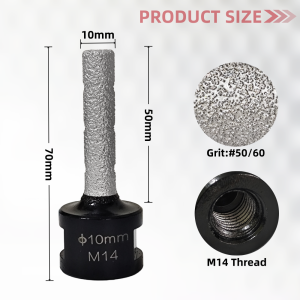 1Pc Diamond Milling Bit Hole Saw M14 Diamond Drill Bit Grinding For Tile Porcelain Marble Crown Milling Hole Finger Bit 10/20mm
