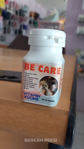 PENGGEMUK DAN PELEBAT BULU KUCING ANJING VITAMIN BE CARE SUPLEMEN KESEHATAN MENINGKATKAN IMUNITAS MENAMBAH NAFSU MAKAN