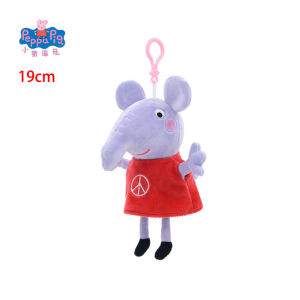 Genuine Peppa Pig Plush Pig Kids Toys 19CM Pendant  Susy Sheep Danny Dog Zoe Zebra Anime Figure Dolls Childrens Birthday Gifts