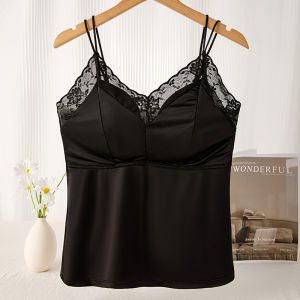 miiow | Catwoman Lace Strap Vest Women Summer New Inner Match Bra One-piece Gather Beautiful Back Underwear Base Top