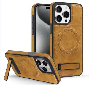 For Samsung Galaxy S24 S23 S22 Plus Ultra Case Business PU Leather Fold Stand Holder Support Wireless Charging Shockproof Kickstand Phone Cover