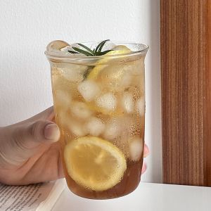 แก้วกาแฟอเมริกันเย็นใส แก้วน้ำอุปกรณ์เสริมสำหรับร้านอาหาร แก้วน้ำเย็น แก้วน้ำร้อน แก้วน้ำใส แก้วน้ำร้อน แก้วน้ำเย็น
