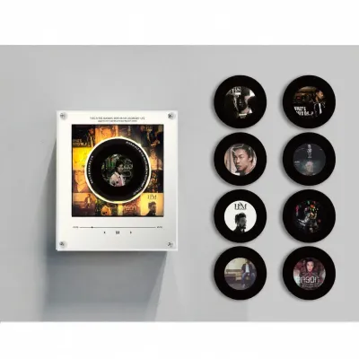 Rotating NFC Music Playing Magnetic Refrigerator Sticker