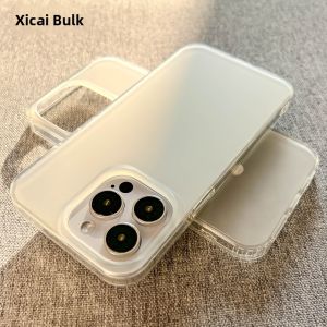 Aurora Laser Matte Frosted Magnetic Attraction Phone Case for  16Promax 16 Protection 15Pro Anti-Fall Clear Magsafe Charging Case