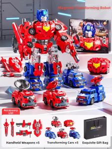 JIHU | Magnetic Combination Transforming Robotic Car Toy for Kids