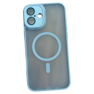 DAIMANG | Titanium Gray Matte Magnetic Charging Compatible Full Lens Protection Case for iPhone 15/16 Pro 14 Pro Max 13 12 11
