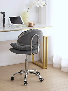 BALIKRUMAH Swivel Chair Soft Cloud Makeup Office Back Chair Adjustable Height Hydraulic Bar Chair Kerusi Kerusi Solek Kerusi Pusing 椅子 化妆凳
