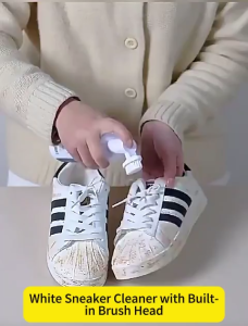 200ml Japan Shoe Cleaner For White shoe Includes brush head Waterless deep cleaning and whitening