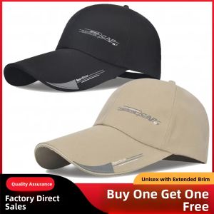 Casual Breathable Mens Baseball Cap Outdoor Sunshade Hat Fashionable Summer Travel Cap Polyester Fiber Adjustable Size