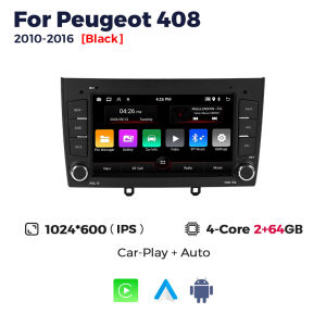 MEKEDE Wireless CarPlay Android Auto Car Radio For Peugeot 308 408 2017-2015 Car Intelligent System Head Unit Multimedia Player